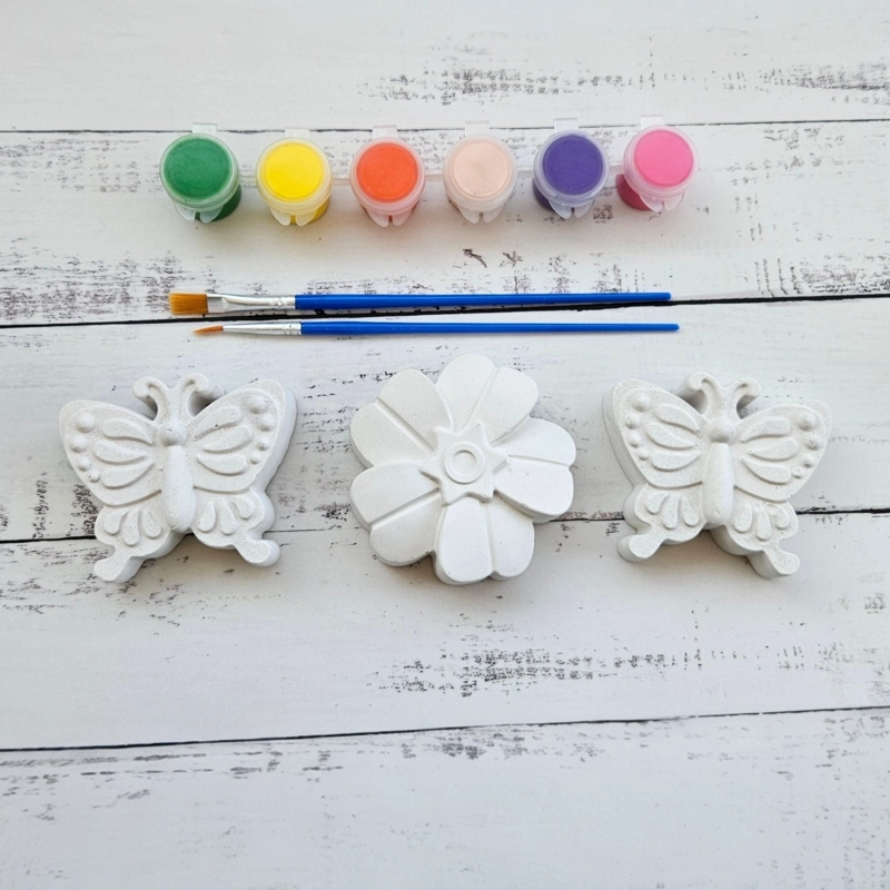 MARIPOSAS, KIT CREATIVO DE YESO +IMAN - 1