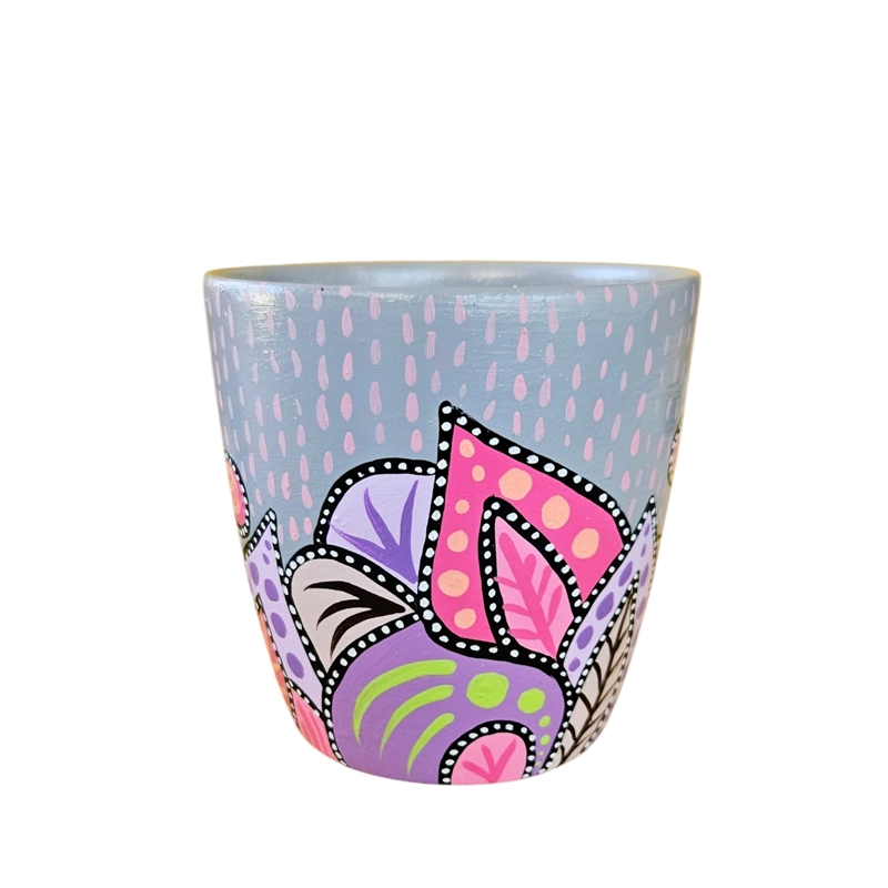 MACETERO DECORATIVO DE CERAMICA 10 CM - 1