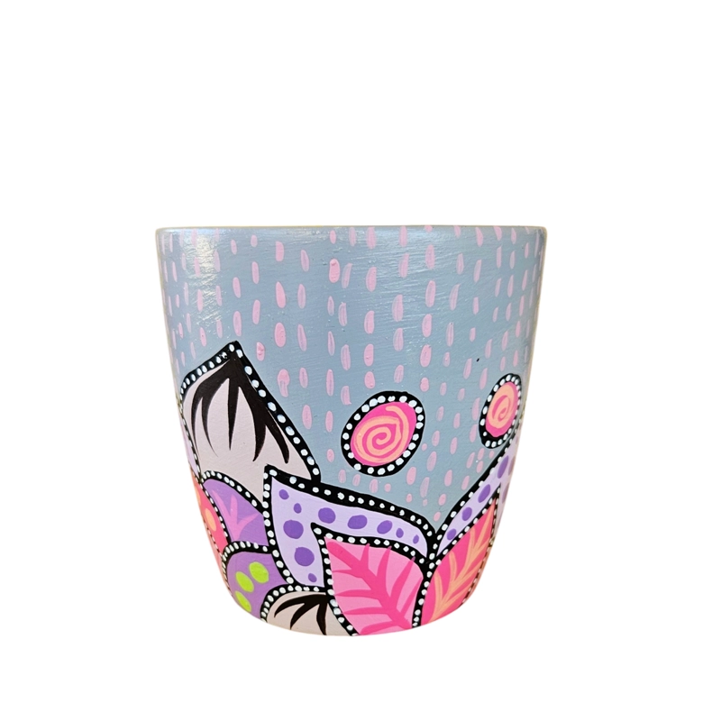 MACETERO DECORATIVO DE CERAMICA 10 CM - 2