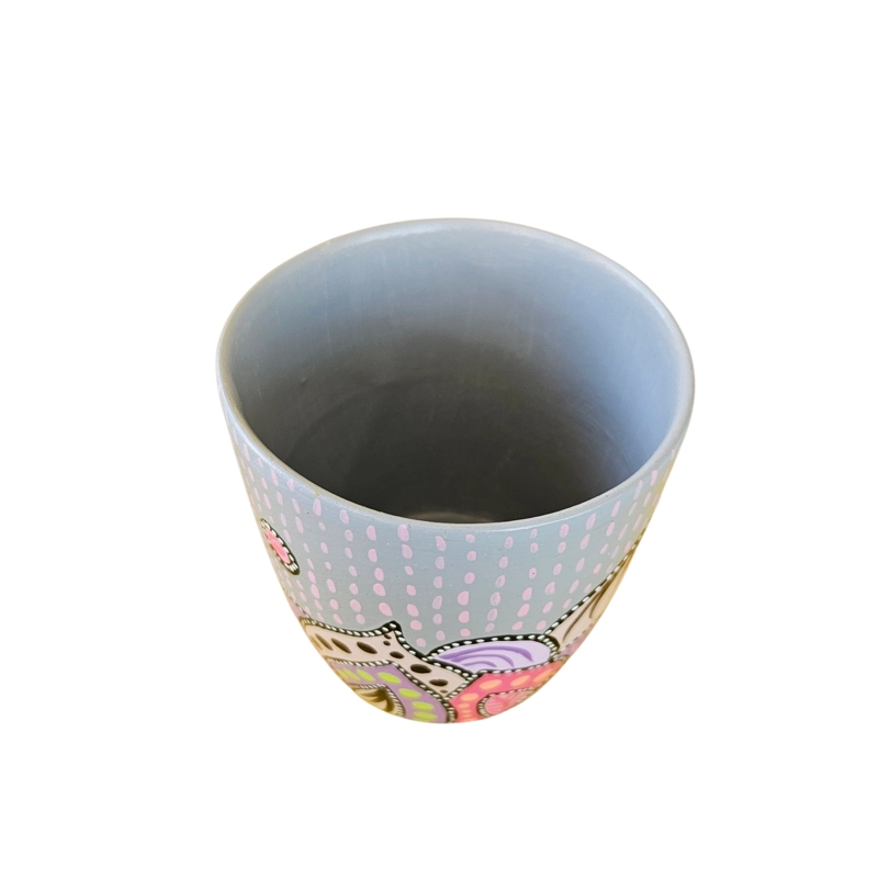MACETERO DECORATIVO DE CERAMICA 10 CM - 3