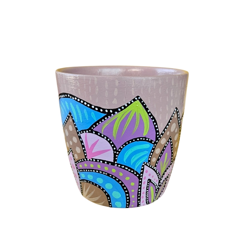 MACETERO DECORATIVO DE CERAMICA - 2