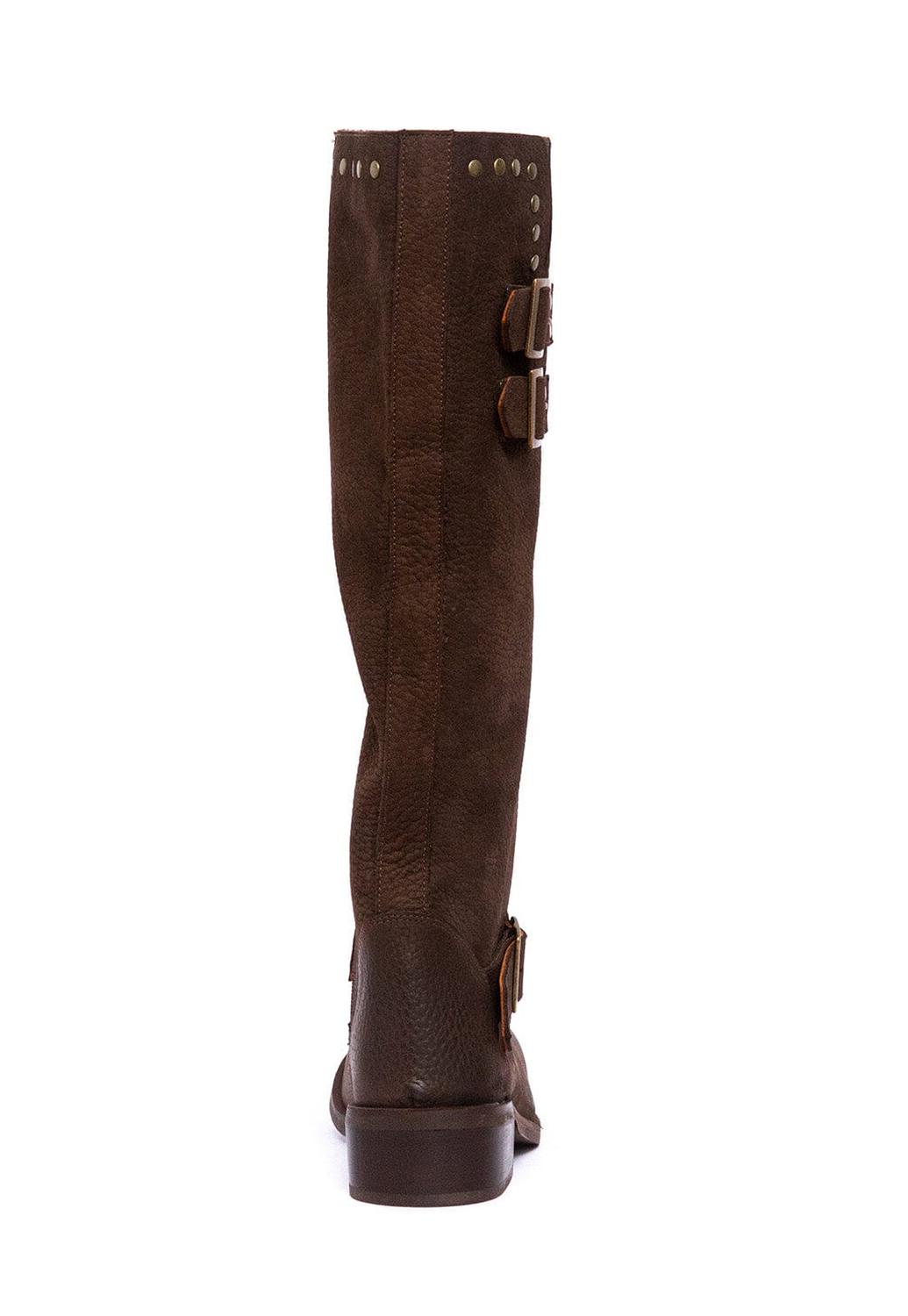 Ripley - BOTA MUJER DE CUERO CARPINTERO EN COLOR CAFE C20
