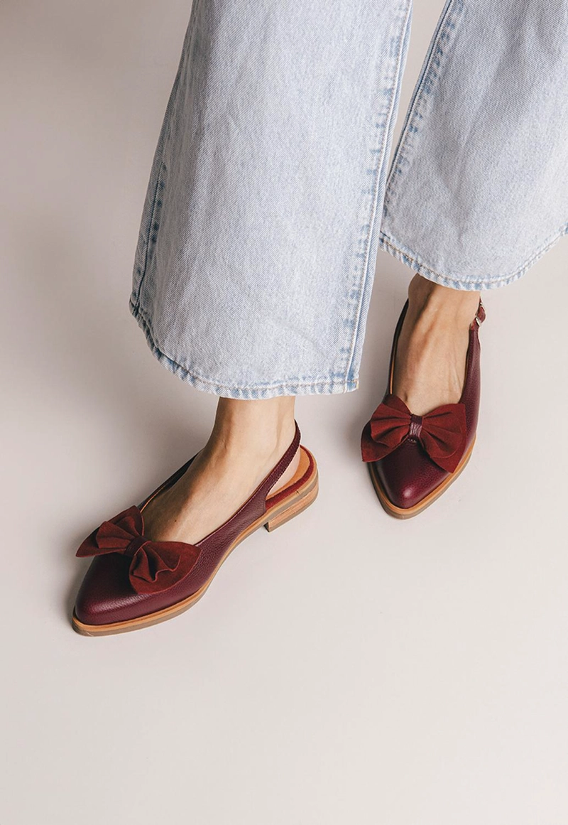 ZAPATO CUERO MUJER  QUILA BURDEO - 9