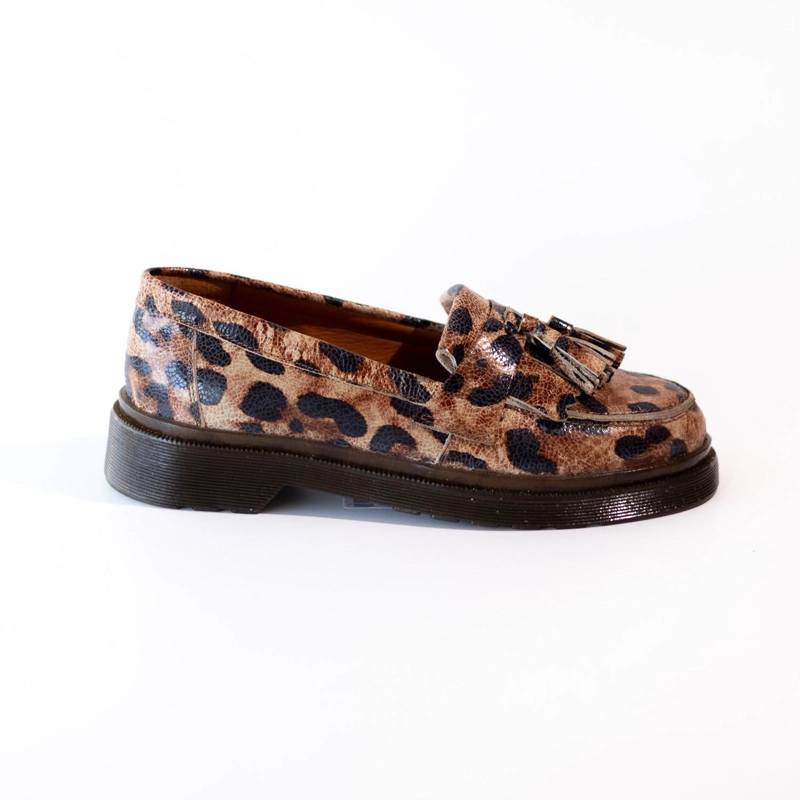 MOCASIN CUERO MUJER  MATILDE PRINT - 1