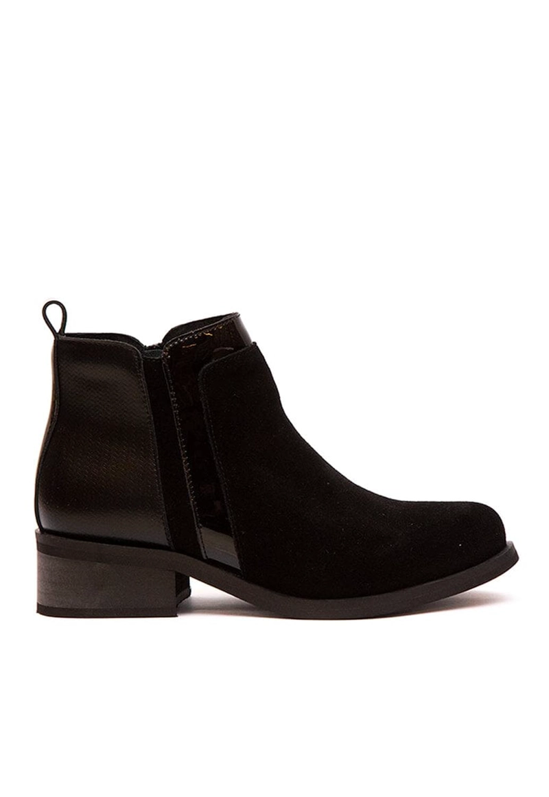 BOTIN CUERO MUJER  UROGALLO NEGRO - 1