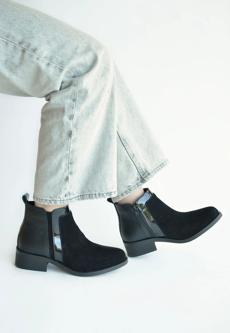 BOTIN CUERO MUJER  UROGALLO NEGRO - 2
