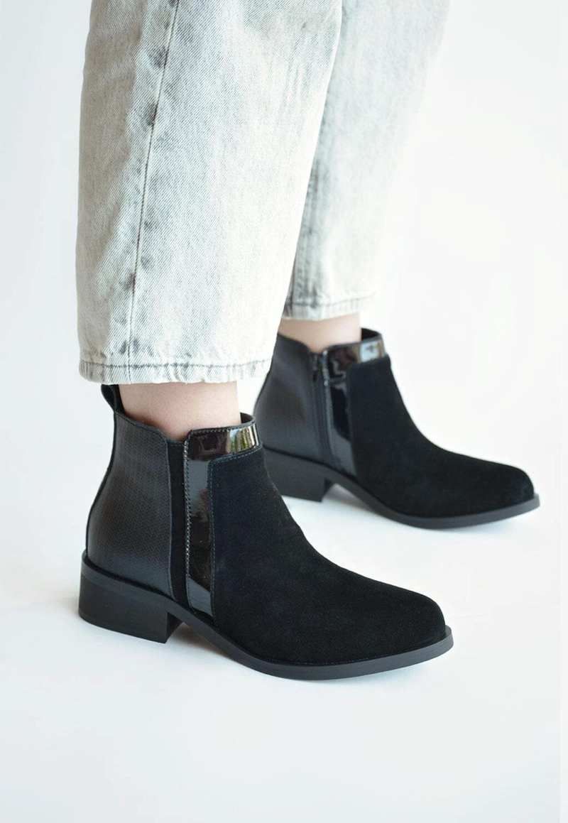 BOTIN CUERO MUJER  UROGALLO NEGRO - 7