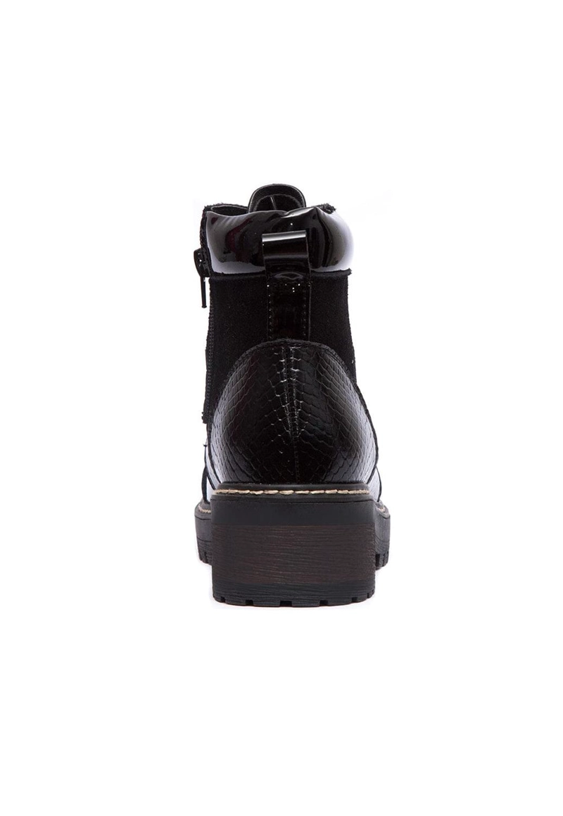 BOTIN CUERO MUJER  EGOTELO NEGRO - 5