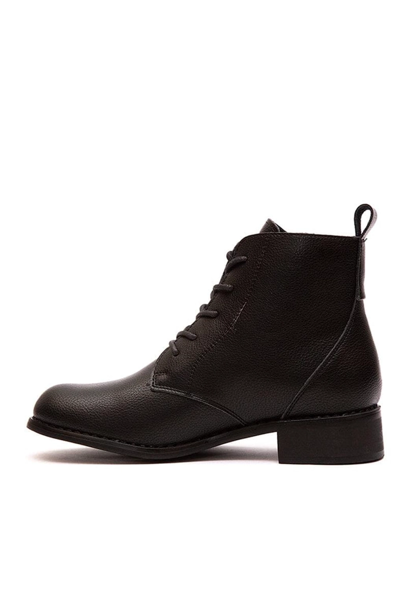 BOTIN CUERO MUJER  PINTOJA NEGRO - 3
