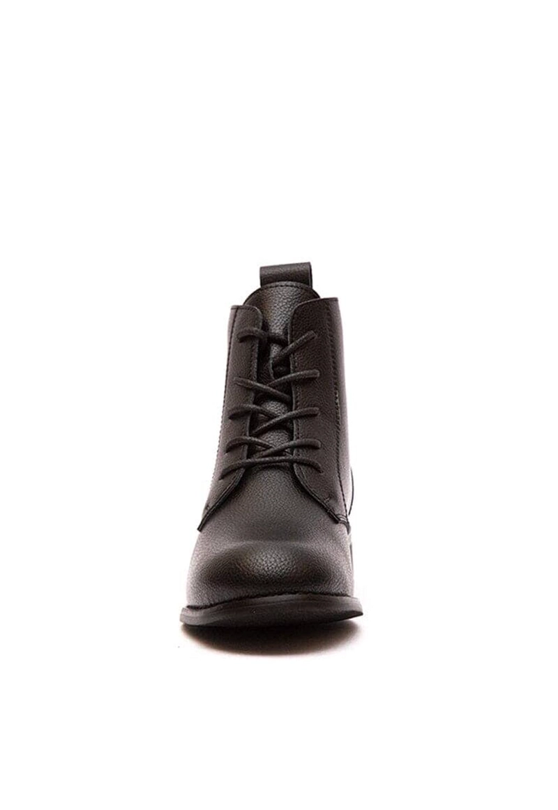 BOTIN CUERO MUJER  PINTOJA NEGRO - 4