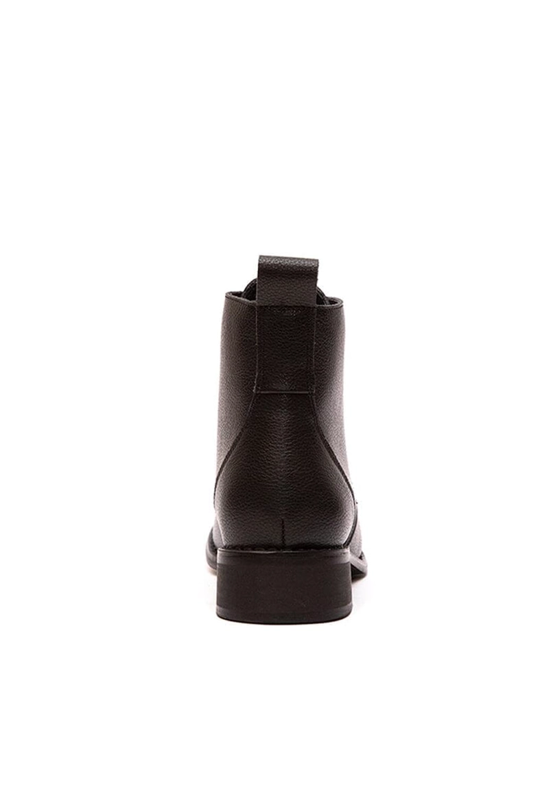 BOTIN CUERO MUJER  PINTOJA NEGRO - 5