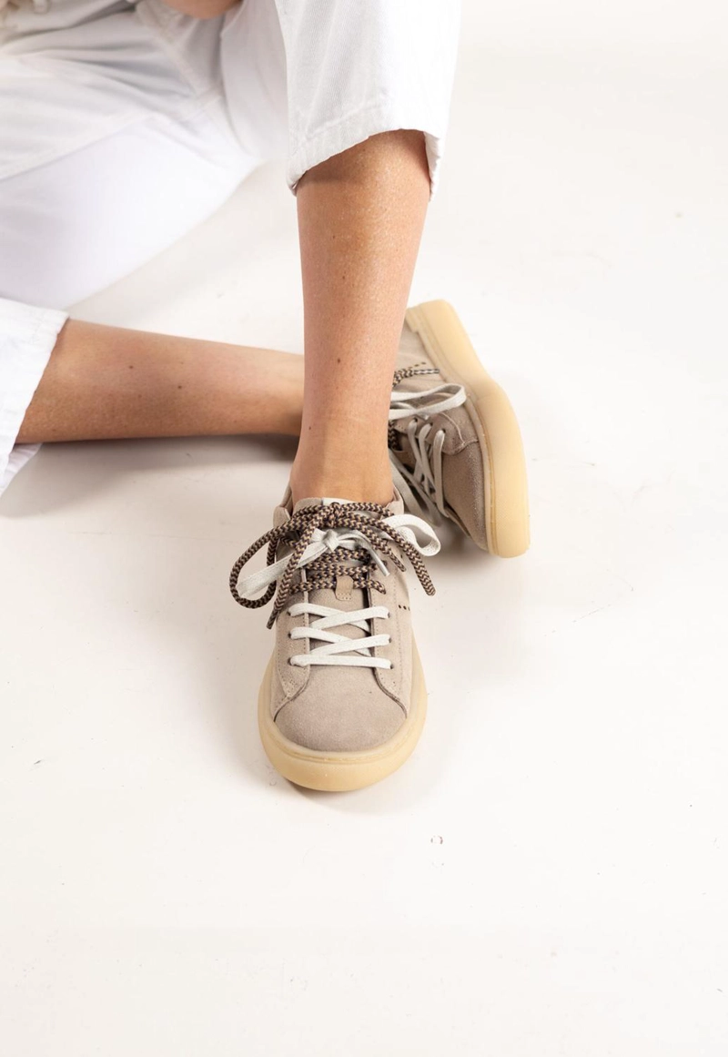 ZAPATILLA CUERO MUJER  AMAPOLA BEIGE - 2