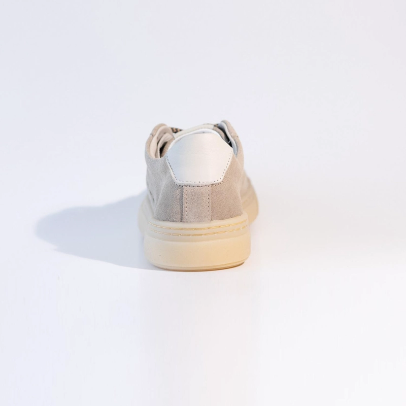 ZAPATILLA CUERO MUJER  AMAPOLA BEIGE - 5