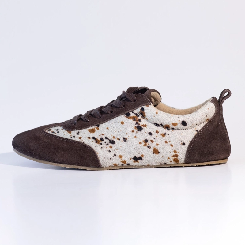 ZAPATILLA CUERO MUJER  ENELDO CAFE PRINT - 3