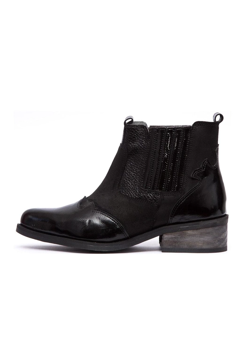 BOTIN CUERO MUJER  FRIDA NEGRO - 3