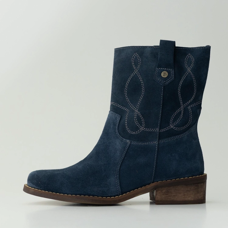 BOTIN CUERO MUJER  GARDENIA AZUL - 2