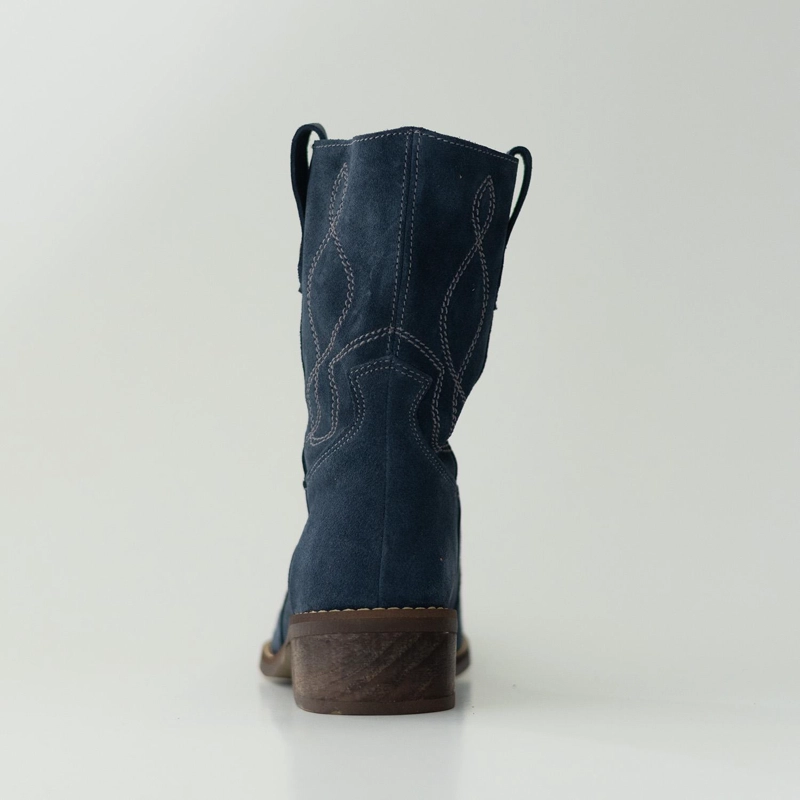 BOTIN CUERO MUJER  GARDENIA AZUL - 4