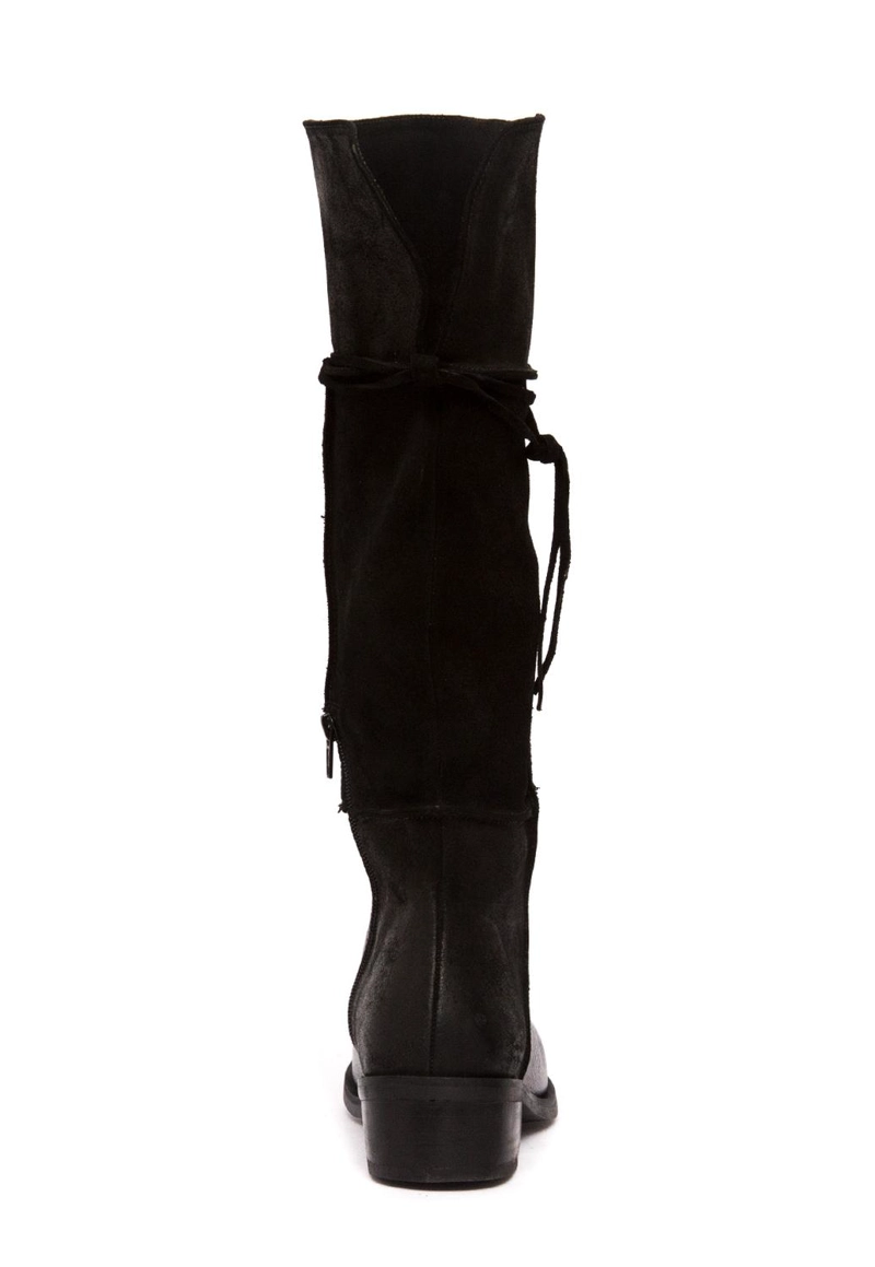 BOTA CUERO MUJER  JADE NEGRO - 6