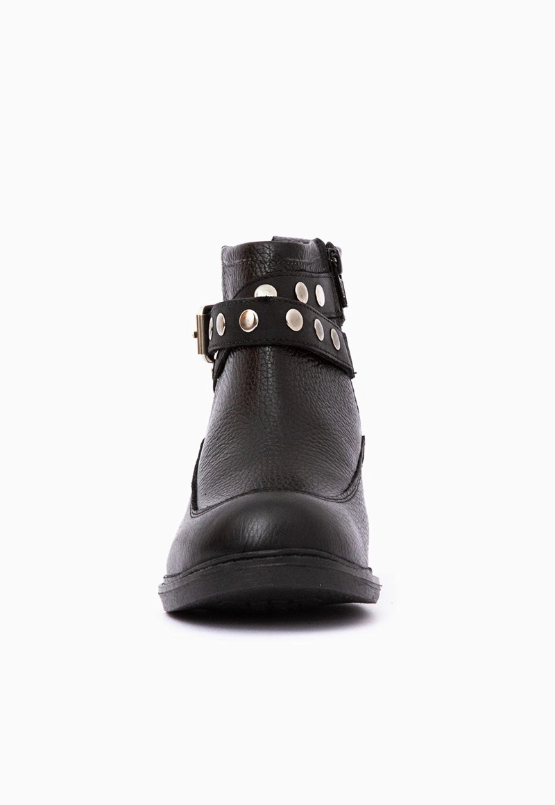 BOTIN CUERO MUJER  CUA NEGRO - 4