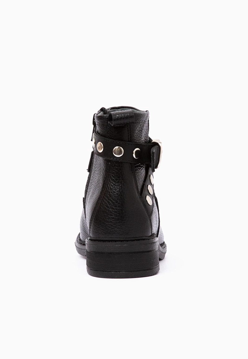 BOTIN CUERO MUJER  CUA NEGRO - 5