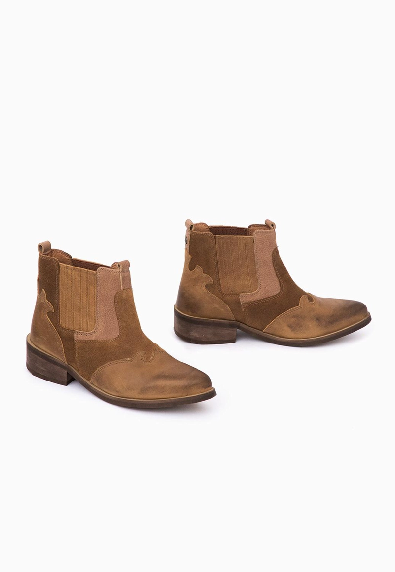 BOTIN CUERO MUJER  FRIDA CAMEL - 2