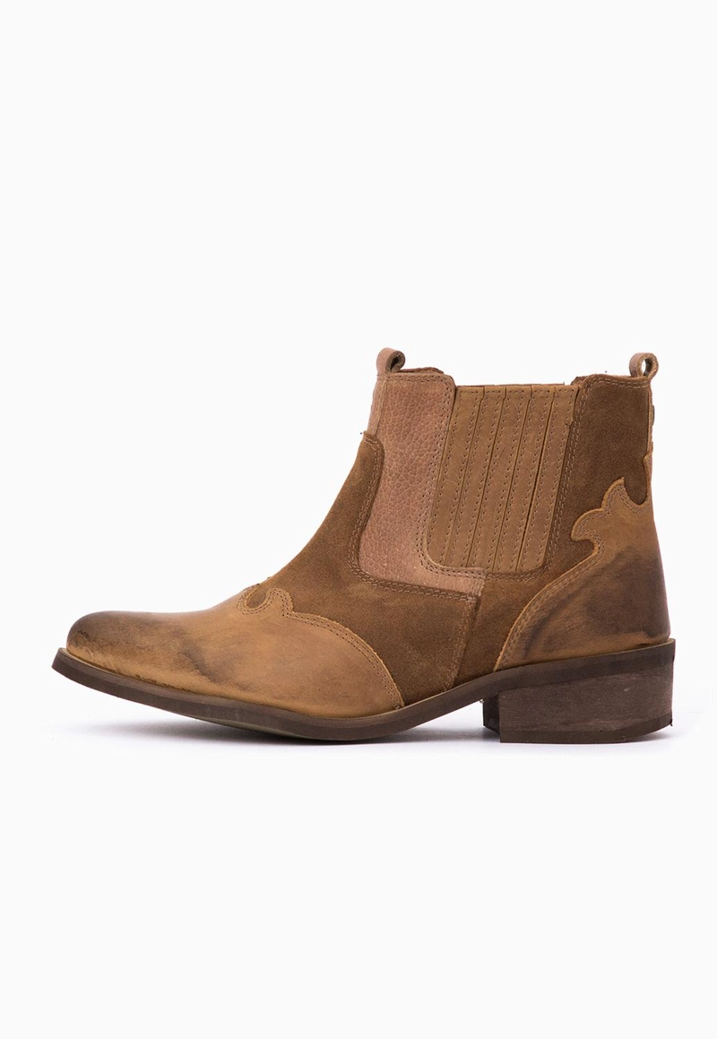 BOTIN CUERO MUJER  FRIDA CAMEL - 3