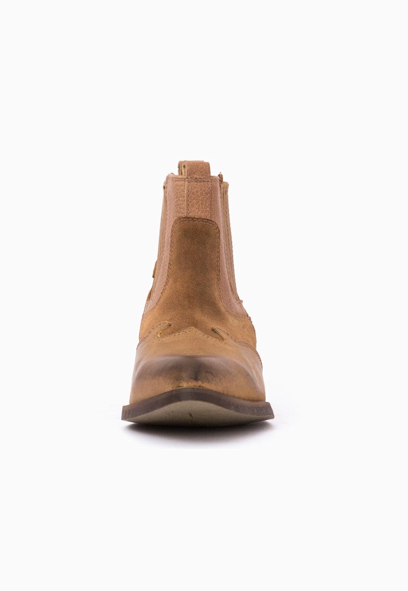 BOTIN CUERO MUJER  FRIDA CAMEL - 4