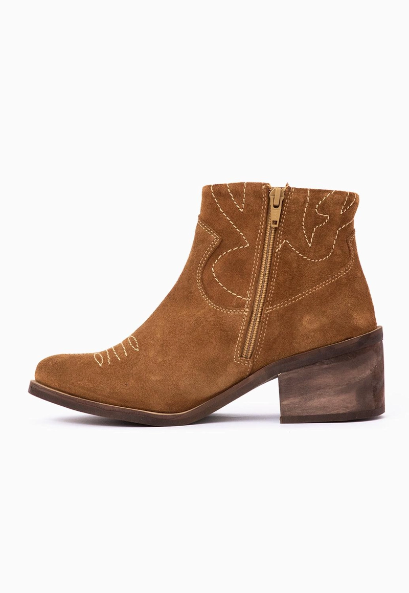 BOTIN CUERO MUJER  VERBENA CAMEL - 3