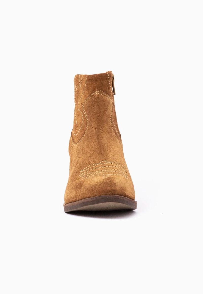 BOTIN CUERO MUJER  VERBENA CAMEL - 4