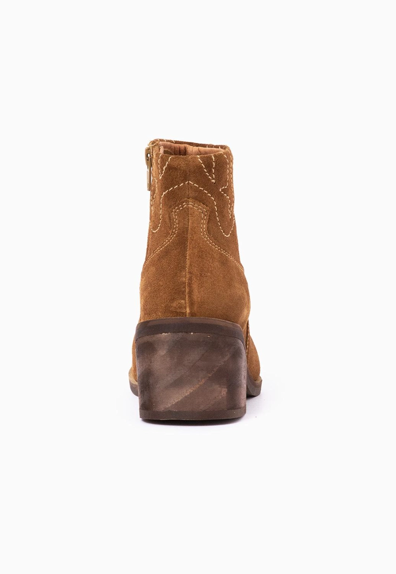 BOTIN CUERO MUJER  VERBENA CAMEL - 5