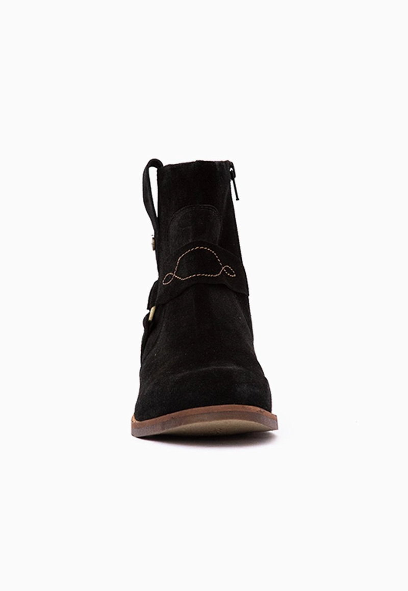 BOTIN CUERO MUJER  MELIA NEGRO - 4