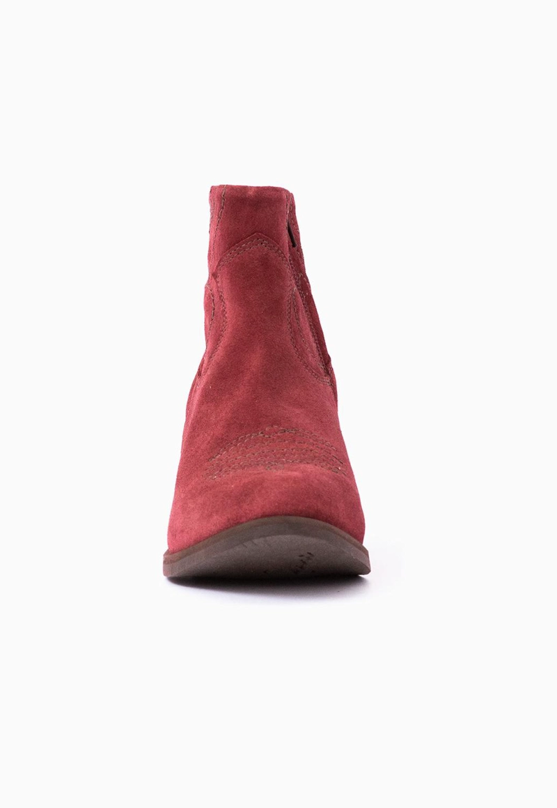 BOTIN CUERO MUJER  VERBENA BURDEO - 4