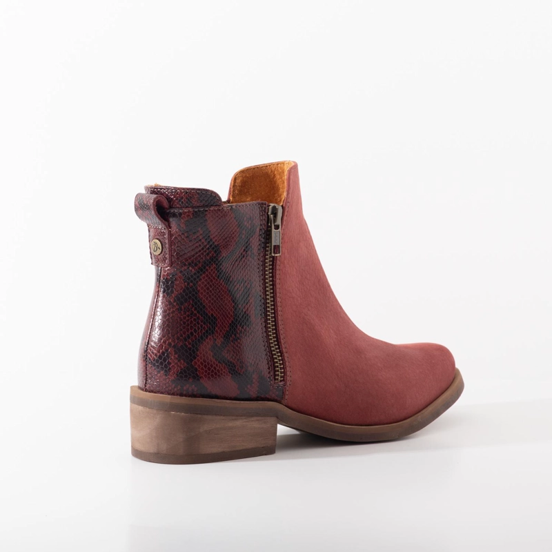 BOTIN CUERO MUJER  LENA BURDEO - 2