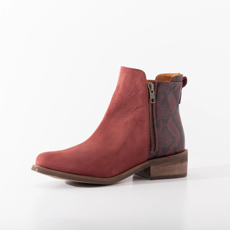 BOTIN CUERO MUJER  LENA BURDEO - 3