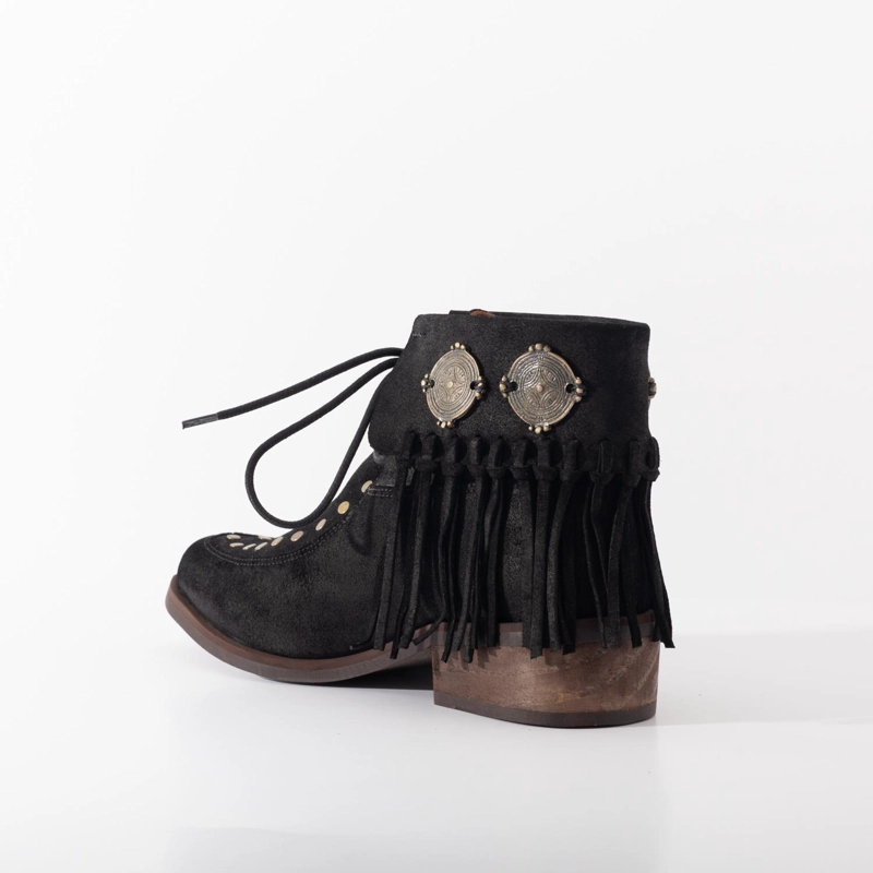 BOTIN CUERO MUJER  NARAE NEGRO - 3