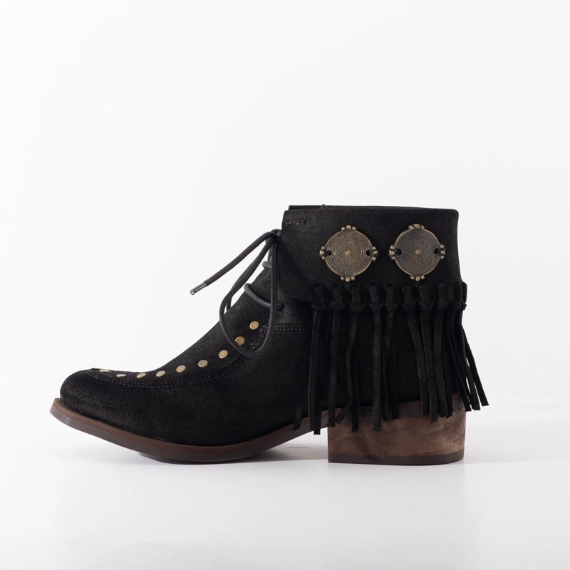 BOTIN CUERO MUJER  NARAE NEGRO - 4