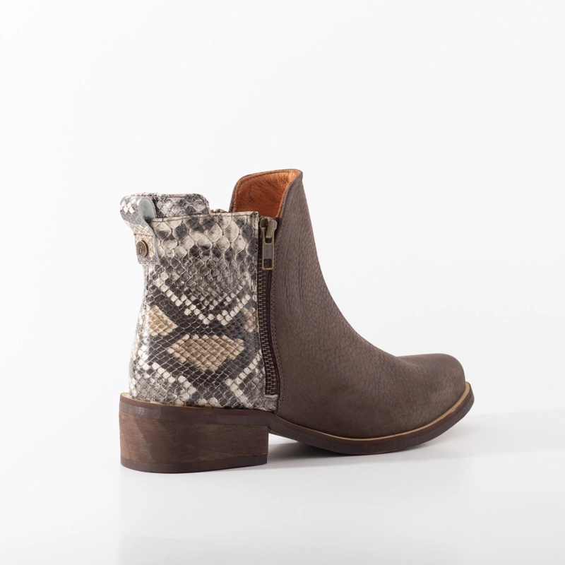 BOTIN CUERO MUJER  LENA CAFE - 2