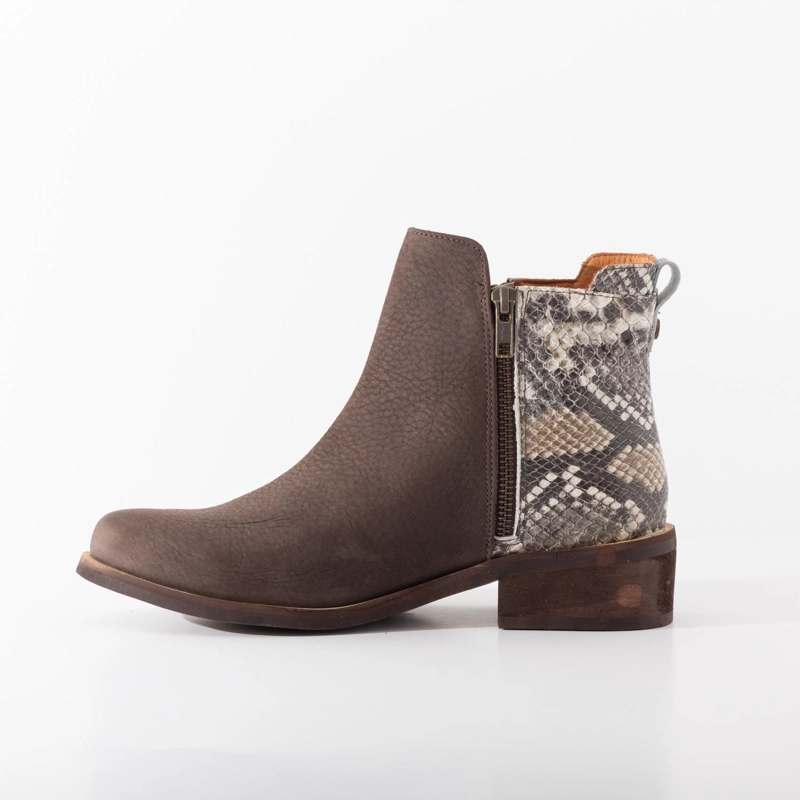BOTIN CUERO MUJER  LENA CAFE - 3