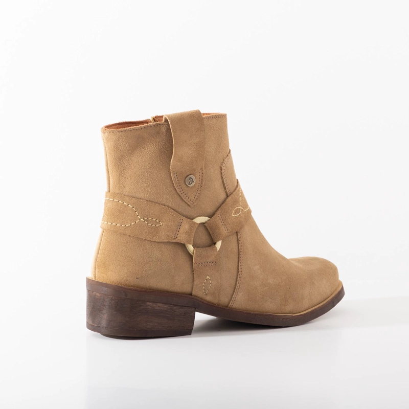 BOTIN CUERO MUJER  MELIA CAMEL - 2