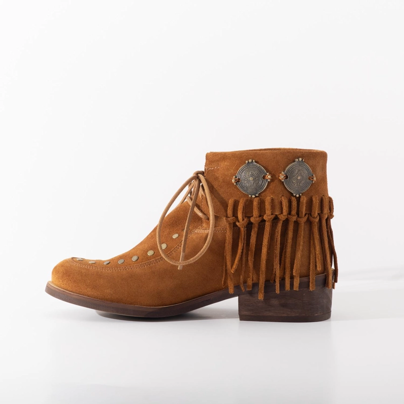 BOTIN CUERO MUJER  NARAE CAMEL - 2
