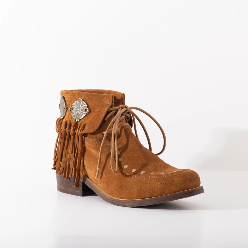 BOTIN CUERO MUJER  NARAE CAMEL - 4