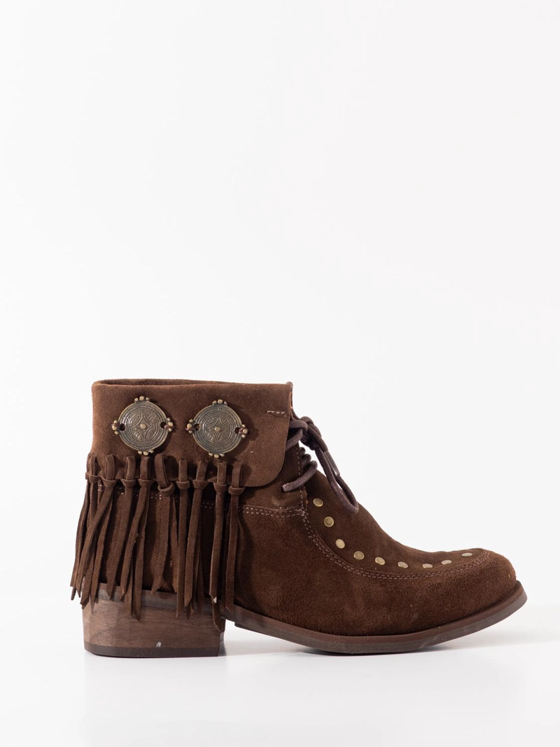 BOTIN CUERO MUJER  NARAE CAFE - 1