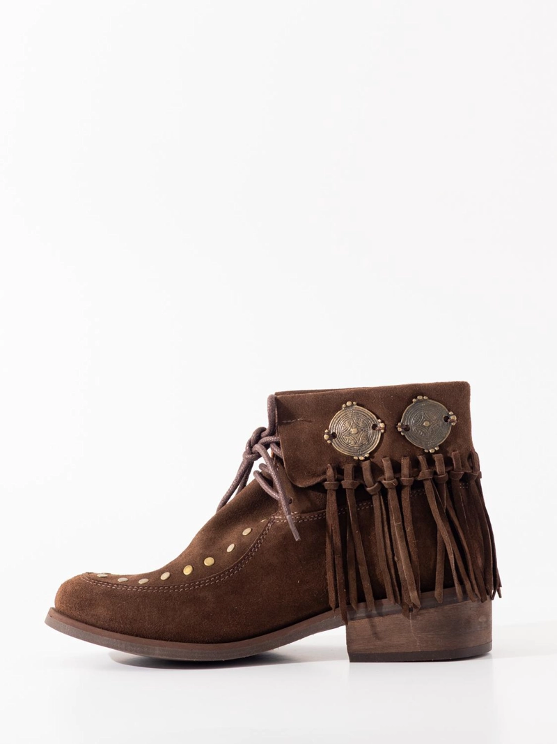 BOTIN CUERO MUJER  NARAE CAFE - 3