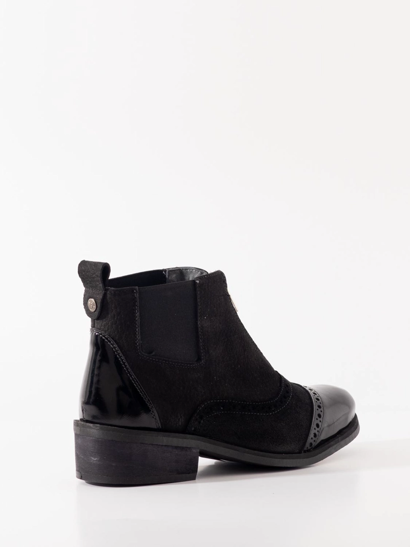 BOTIN CUERO MUJER  DIANA NEGRO - 2