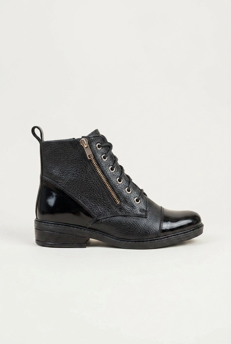 BOTIN CUERO MUJER  SOTAQUI NEGRO - 1