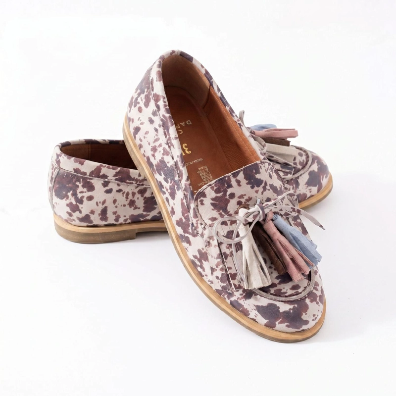 MOCASIN CUERO MUJER  CUMBRES PRINT - 2