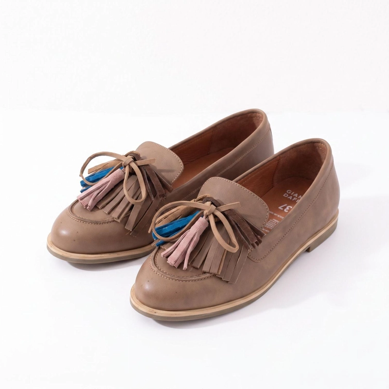 MOCASIN CUERO MUJER  CUMBRES TAUPE - 2