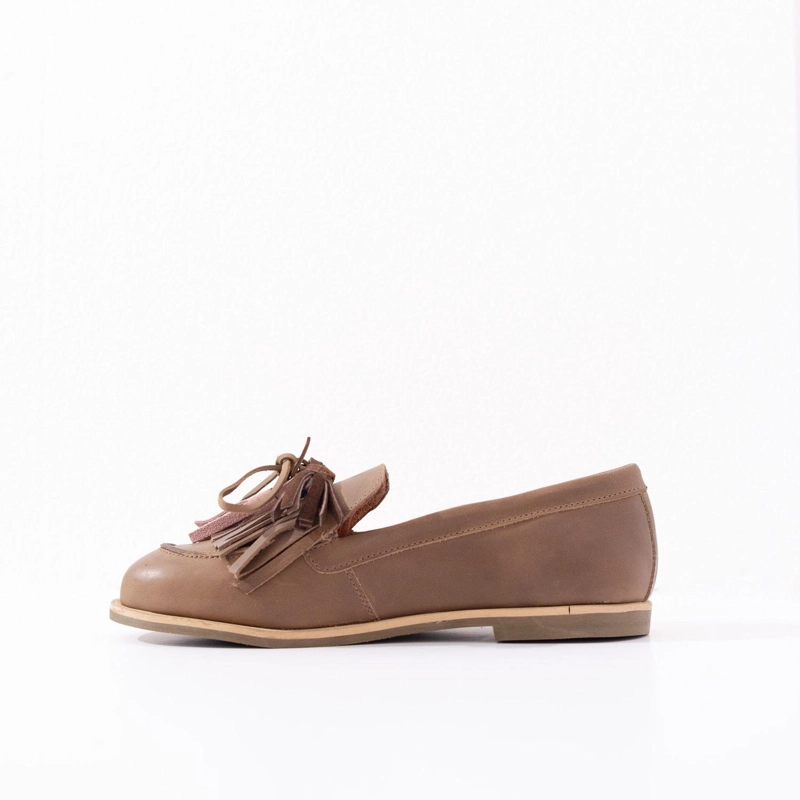 MOCASIN CUERO MUJER  CUMBRES TAUPE - 3