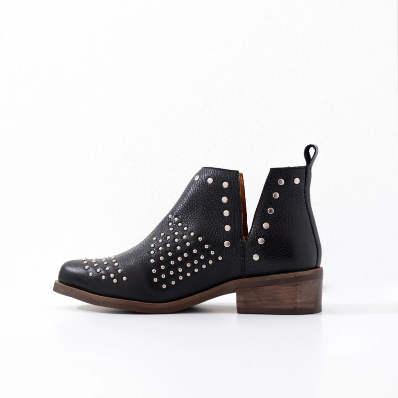 BOTIN MUJER  CUERO MUJER  CHARRA NEGRO - 3