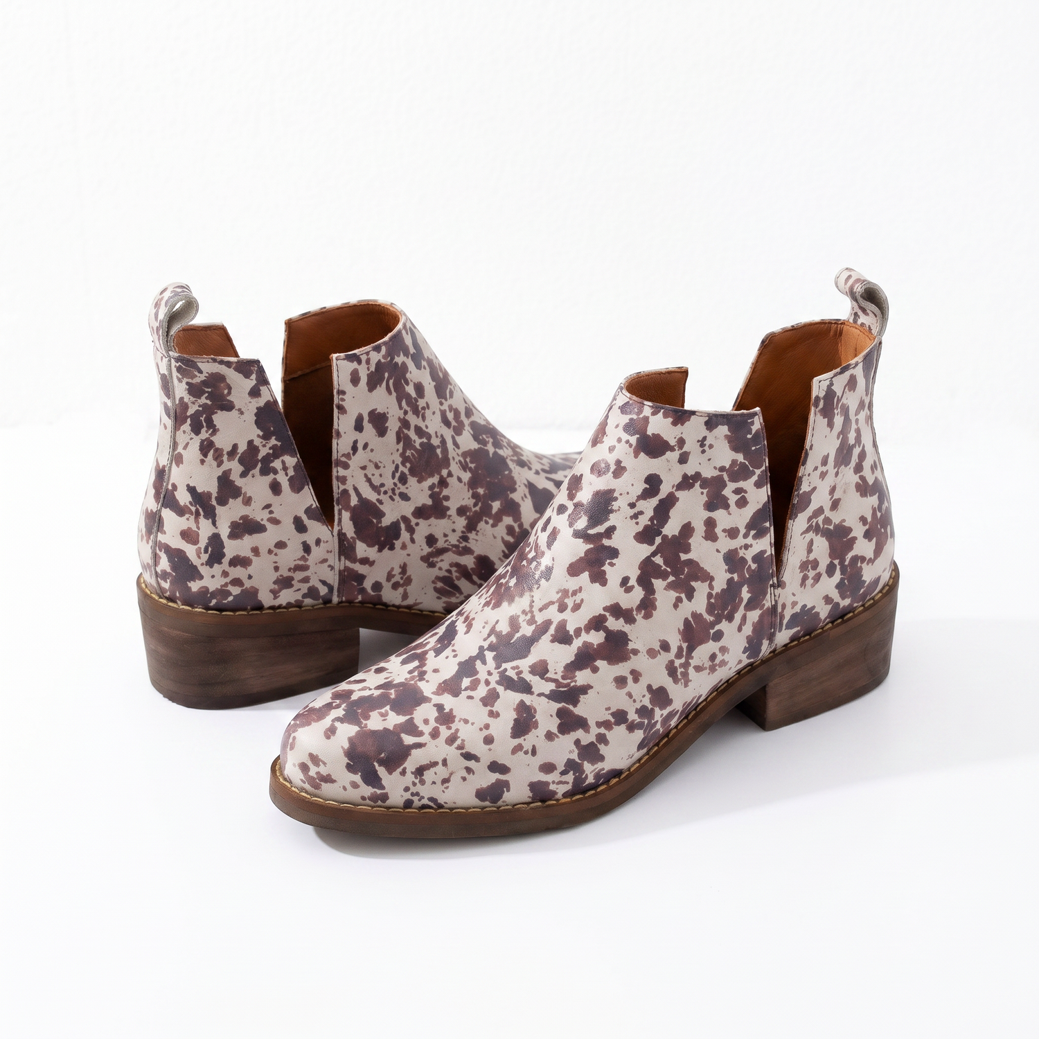 BOTIN MUJER  CUERO MUJER  CHIRIGUE PRINT - 2